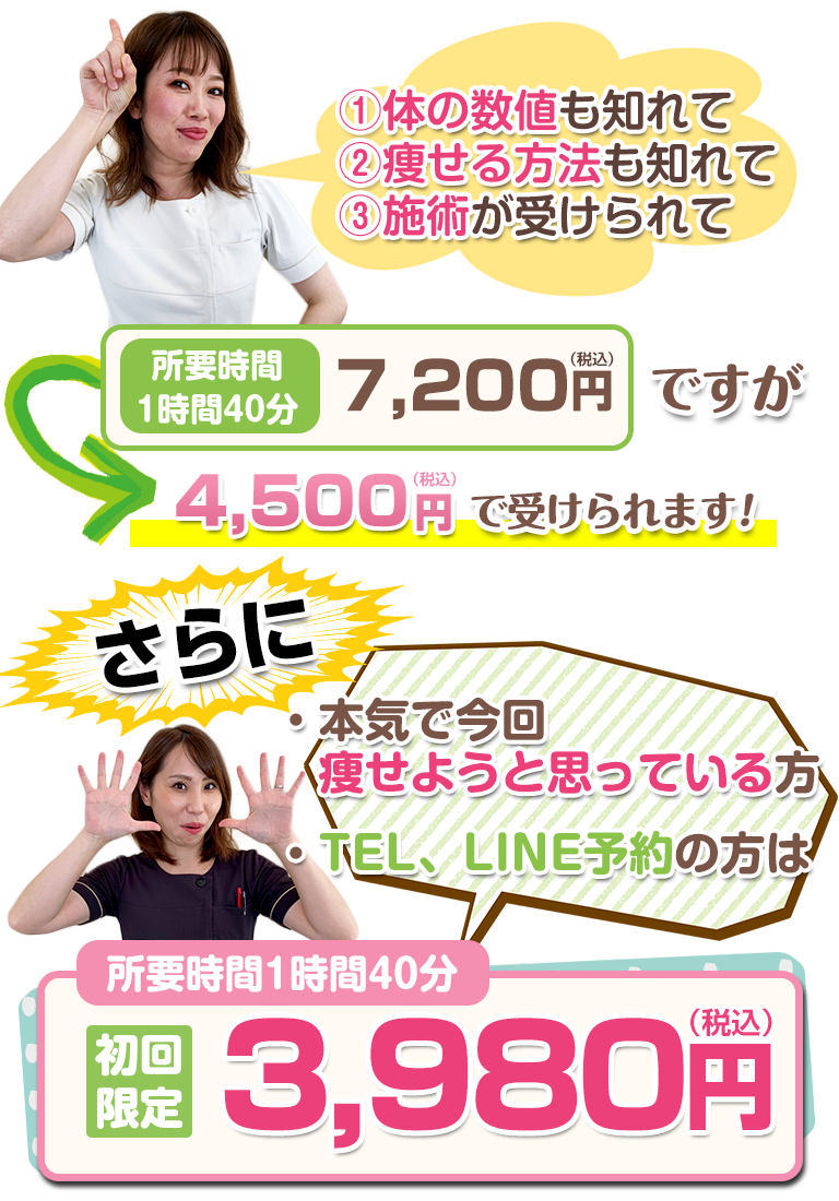 ダイエットコース初回限定画像